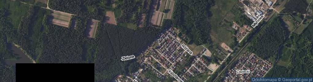 Zdjęcie satelitarne Makowa ul.